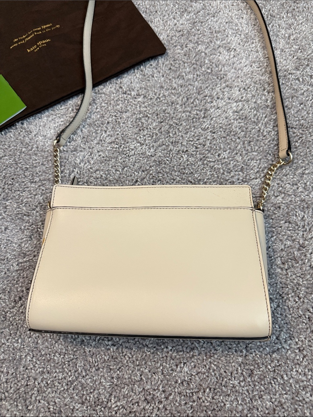 Kate Spade Cream Bow Crossbody Bag - Picture 5 of 12